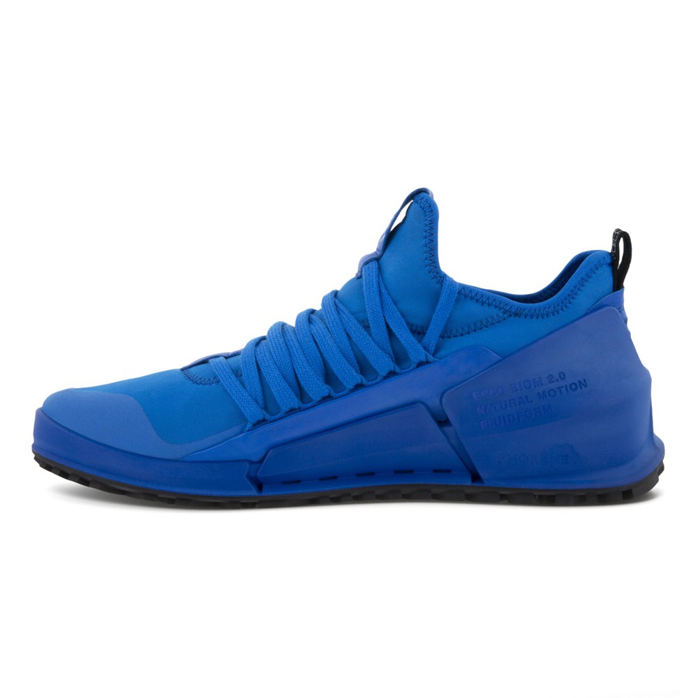 Tenis Hombre - ECCO Biom 2.0 Bajos Tex - Azules - OCD906435